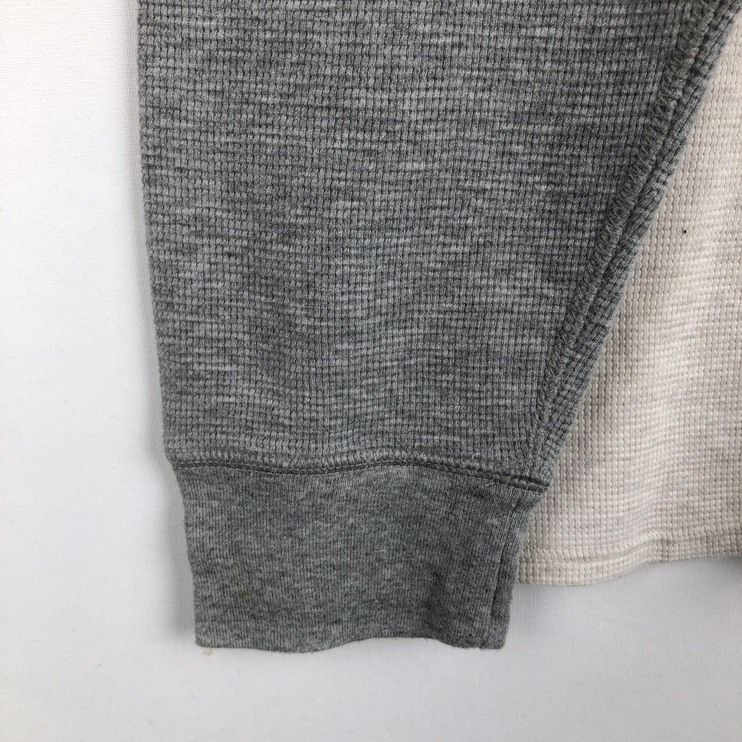 Ralph Lauren POLO RALPH LAUREN Thermal Long T-shirt Waffle Men's XL cotton gray type Vintage Second Hand