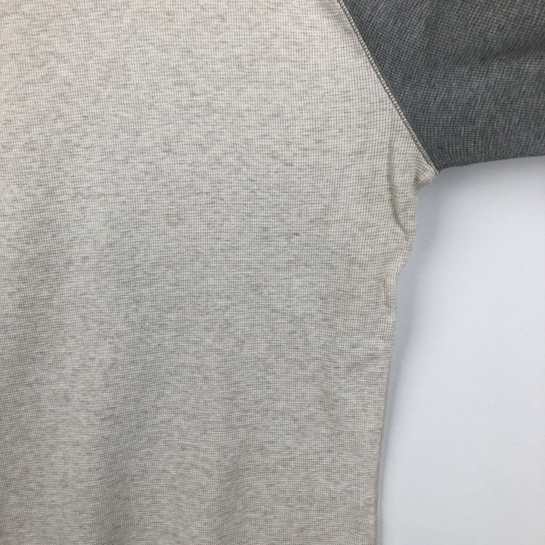 Ralph Lauren POLO RALPH LAUREN Thermal Long T-shirt Waffle Men's XL cotton gray type Vintage Second Hand