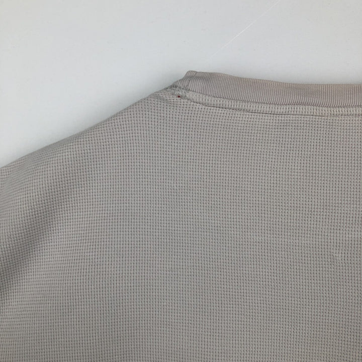 Ralph Lauren Polo Ralph Lauren Sleepwear Thermal T-Shirt, Waffle, Men's Size L cotton gray type Vintage Second Hand