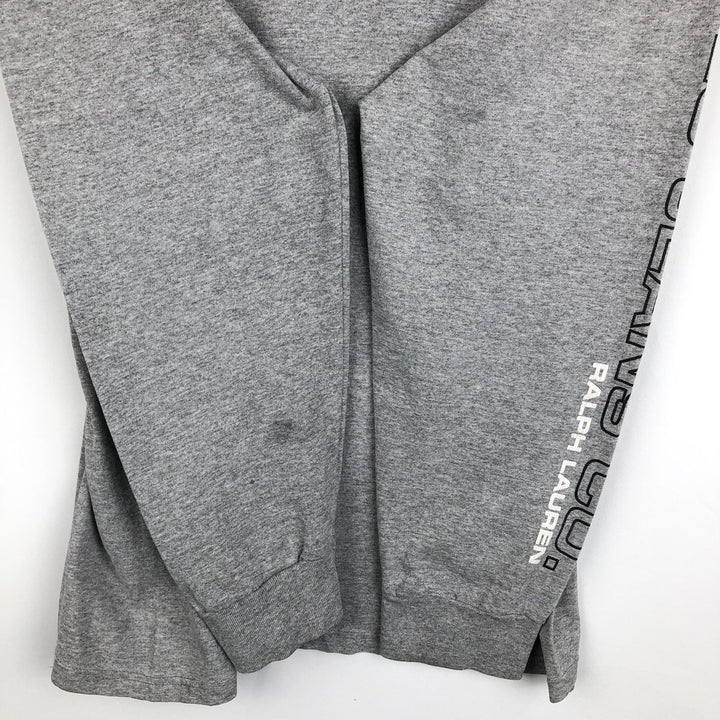 Ralph Lauren Polo Jeans Company long-sleeved T-shirt, men's size L cotton gray type Vintage Second Hand
