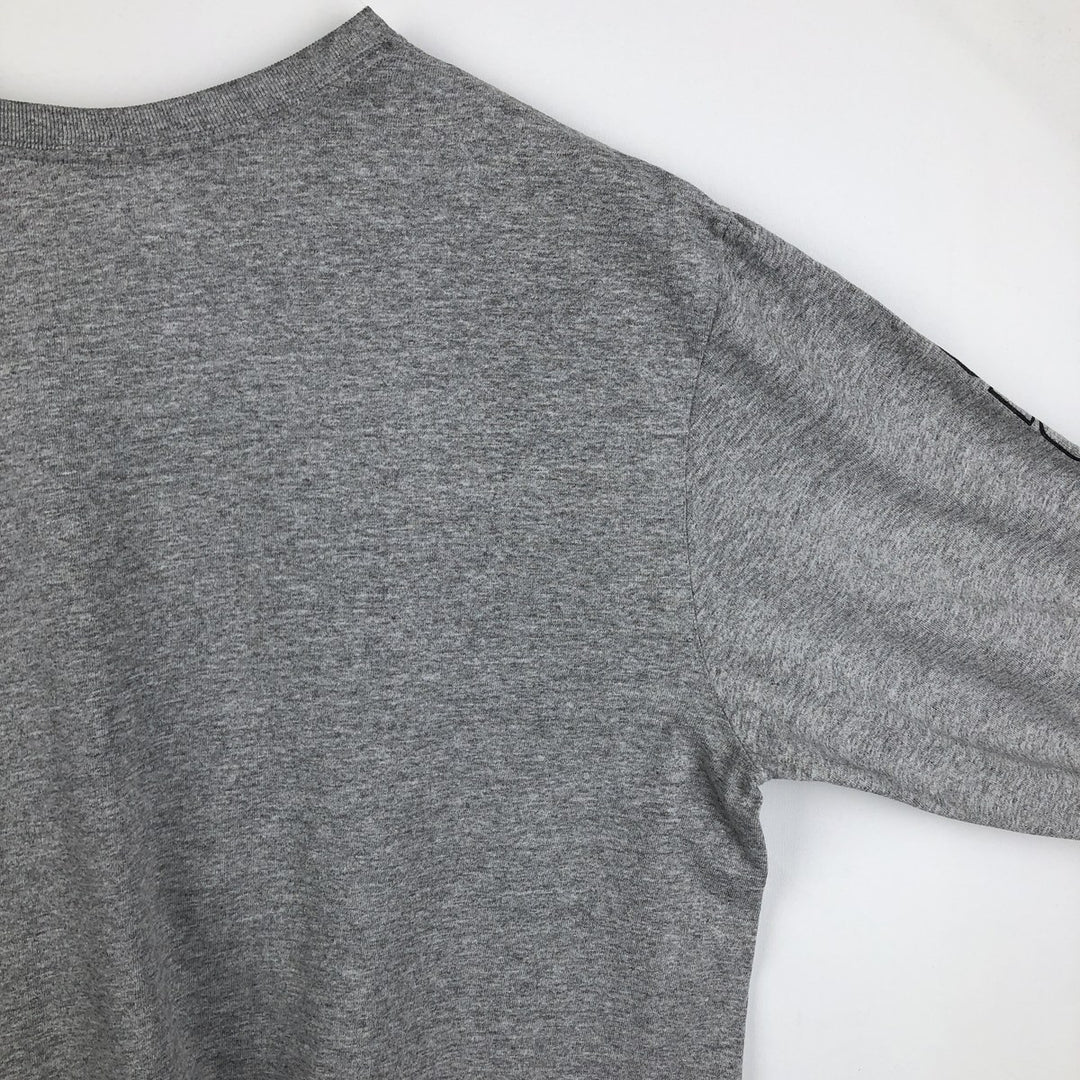 Ralph Lauren Polo Jeans Company long-sleeved T-shirt, men's size L cotton gray type Vintage Second Hand
