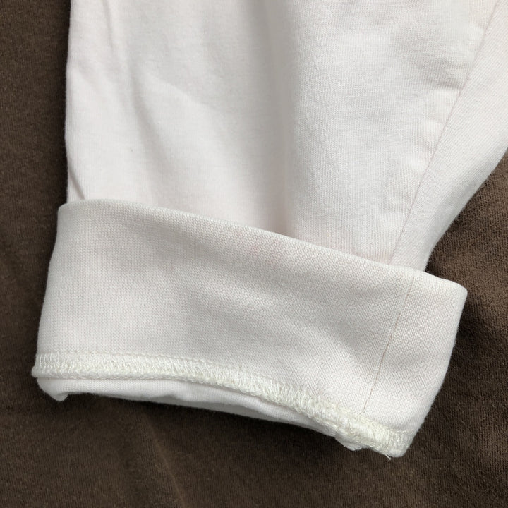 Harley-Davidson Henley neck long T-shirt, men's XL size cotton brown type Vintage Second Hand