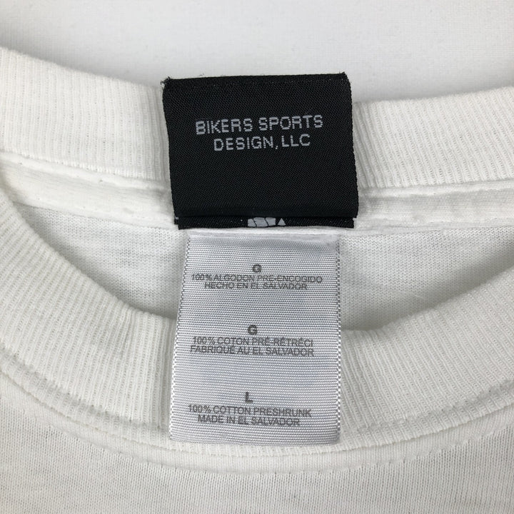 2000'S Harley-Davidson Motorcycle Long Sleeve T-Shirt, Men's Size L cotton white type Vintage Second Hand