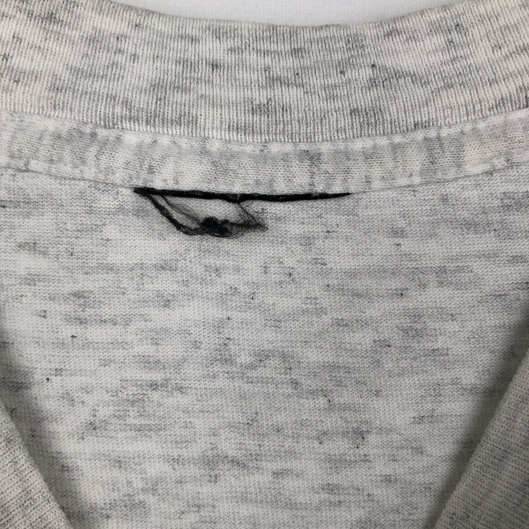 90'S Harley-Davidson Eagle Pattern Cut-Off Motorcycle Long-Sleeve T-Shirt (Men's Size L) unclear gray type Vintage Second Hand