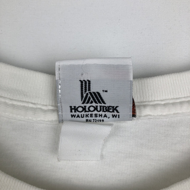 2000'S Harley-Davidson HOLOUBEK Motorcycle Long-Sleeve T-Shirt (Men's XL equivalent) unclear white type Vintage Second Hand