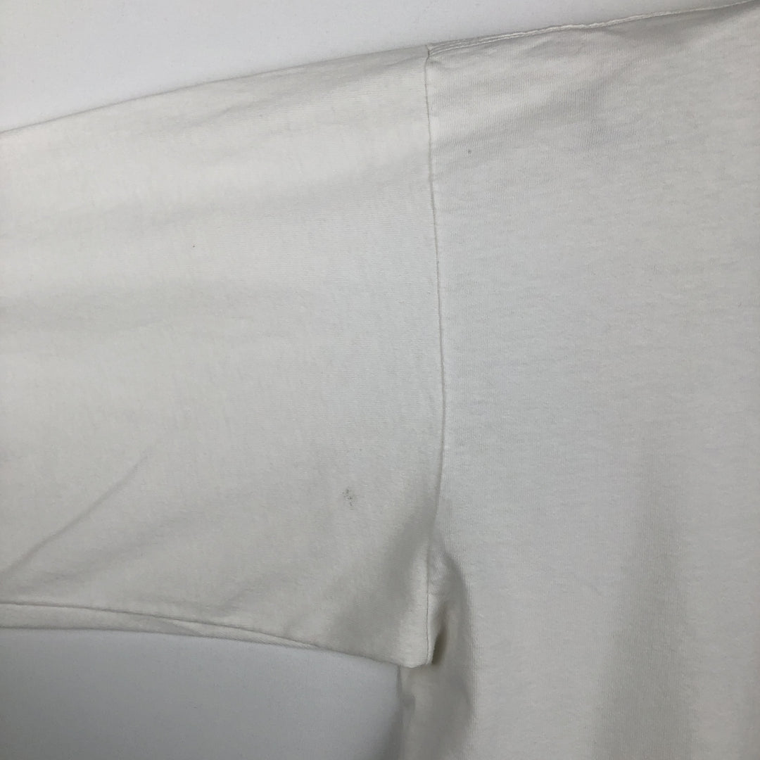 2000'S Harley-Davidson HOLOUBEK Motorcycle Long-Sleeve T-Shirt (Men's XL equivalent) unclear white type Vintage Second Hand