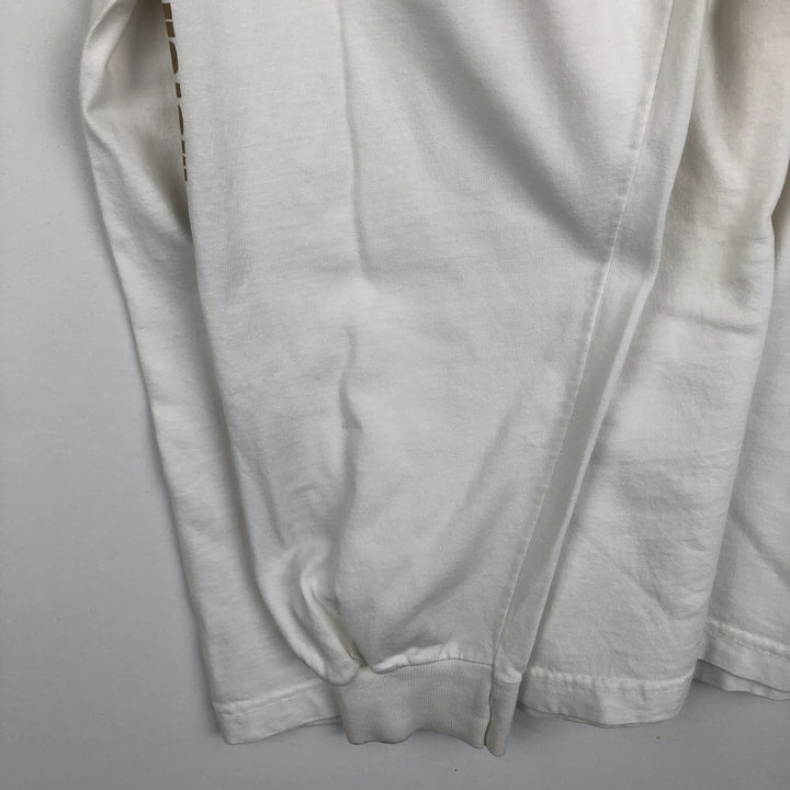 2000'S Harley-Davidson HOLOUBEK Motorcycle Long-Sleeve T-Shirt (Men's XL equivalent) unclear white type Vintage Second Hand