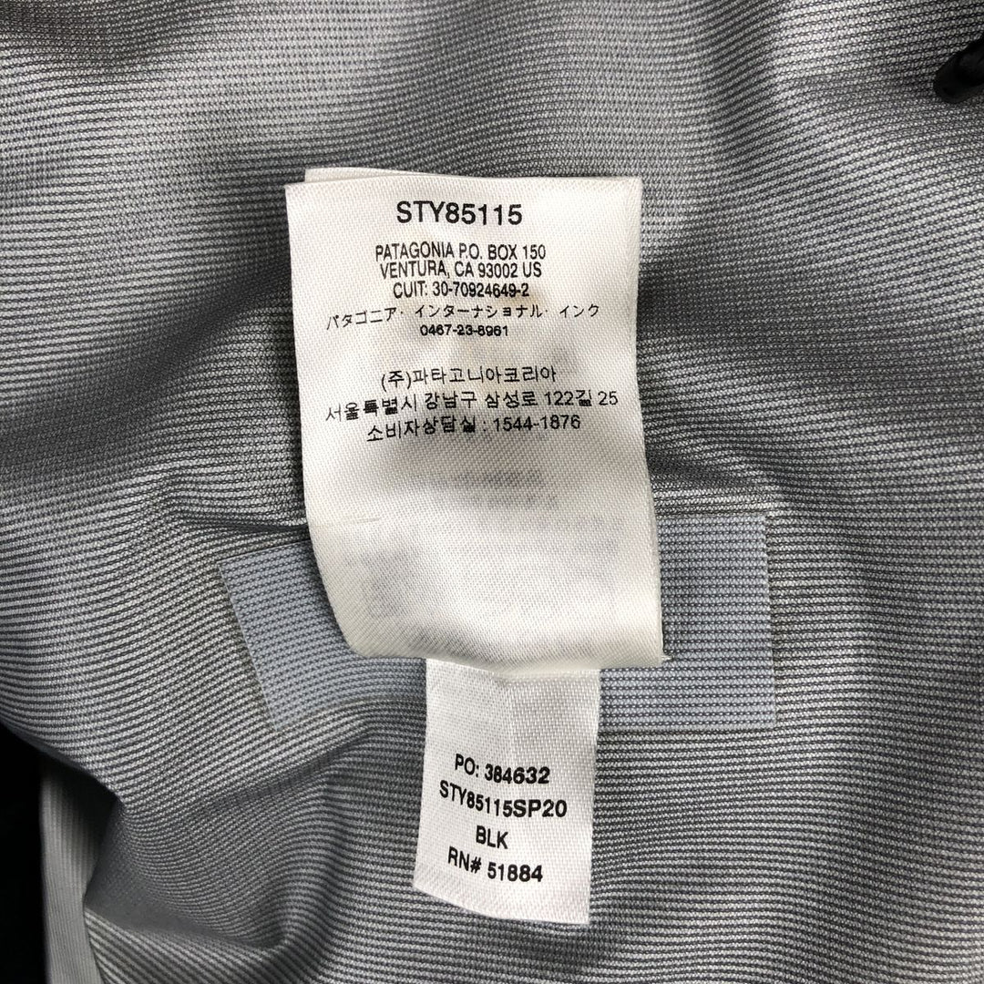 Patagonia Rainshadow Jacket 85115SP20 Ripstop Nylon Parka, Men's Size M (approx.) Recycled nylon black type Vintage Second Hand