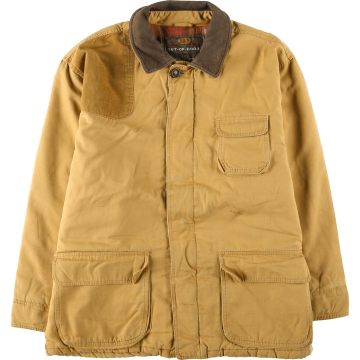 80s-90'S GAP OUT-OF-DOORS Old GAP Padded Hunting Jacket Men's XL equivalent Vintage cotton Beige type Vintage Second Hand