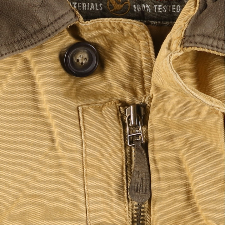 80s-90'S GAP OUT-OF-DOORS Old GAP Padded Hunting Jacket Men's XL equivalent Vintage cotton Beige type Vintage Second Hand