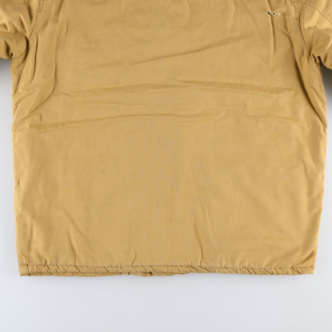 80s-90'S GAP OUT-OF-DOORS Old GAP Padded Hunting Jacket Men's XL equivalent Vintage cotton Beige type Vintage Second Hand