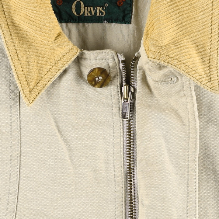 1990'S Orvis hunting jacket, men's size XL (approx.) unclear Beige type Vintage Second Hand