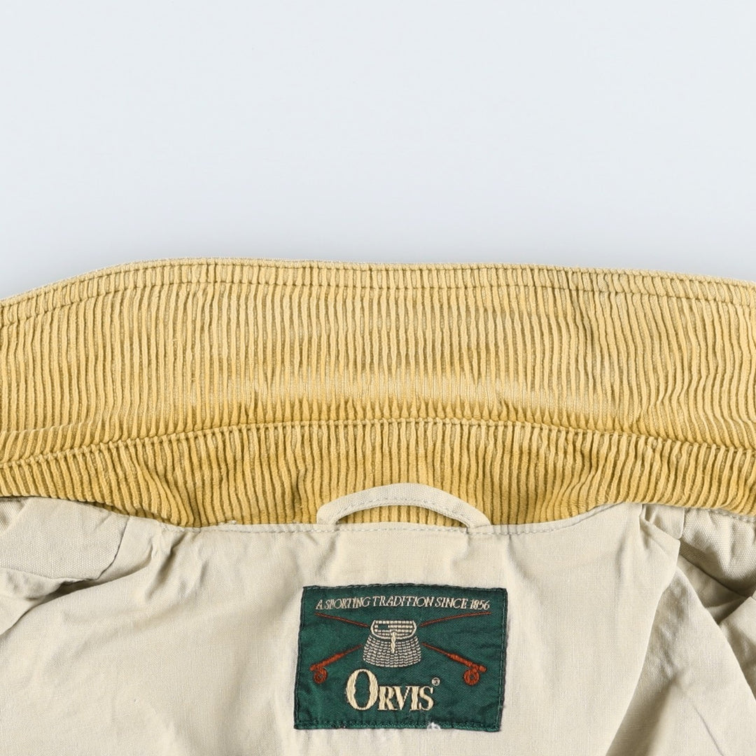 1990'S Orvis hunting jacket, men's size XL (approx.) unclear Beige type Vintage Second Hand