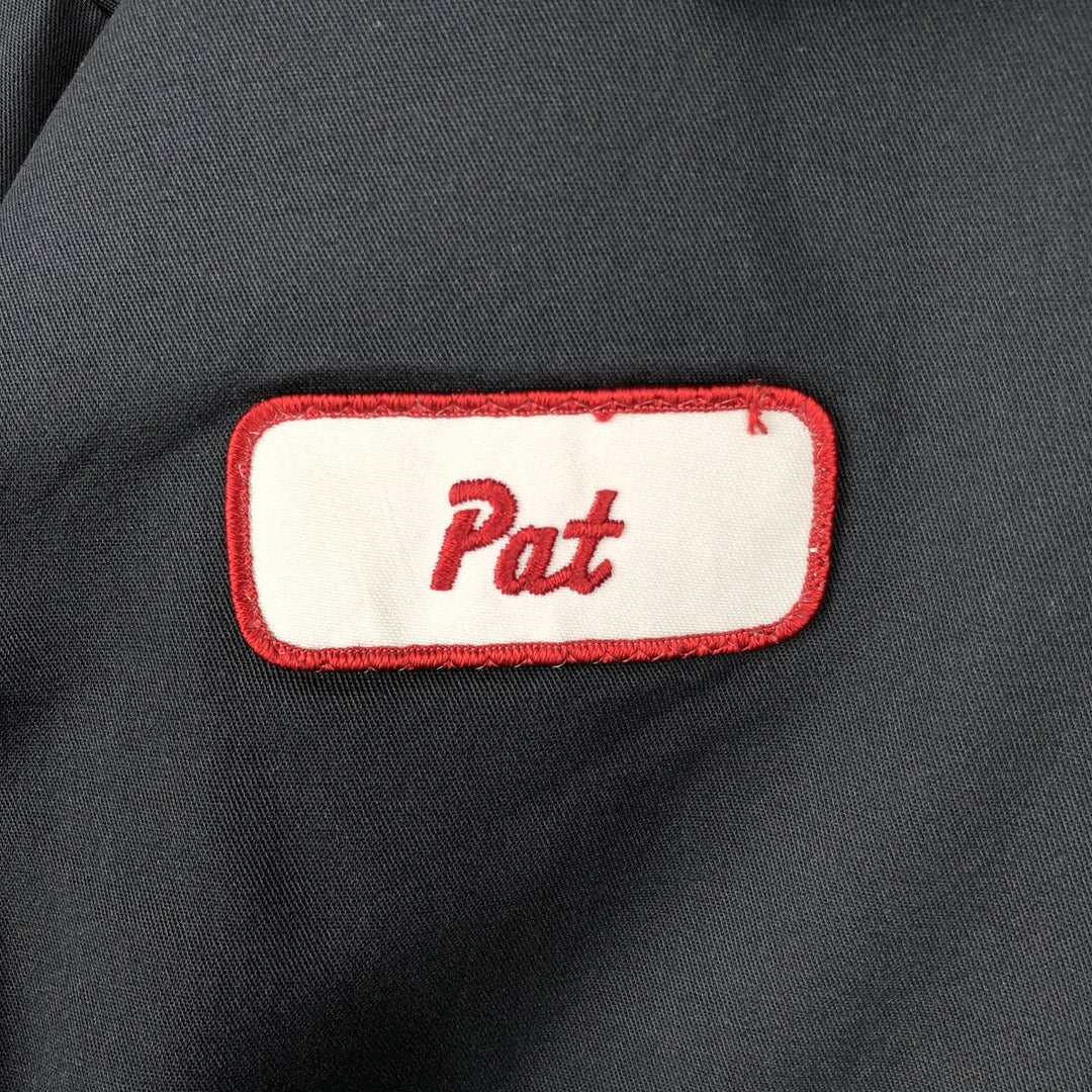 1990'S EWC Padded Work Jacket, Made in USA, Men's Size L (approx.), Vintage polyester Charcoal Vintage Second Hand