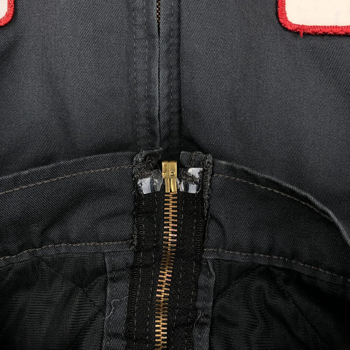 1990'S EWC Padded Work Jacket, Made in USA, Men's Size L (approx.), Vintage polyester Charcoal Vintage Second Hand