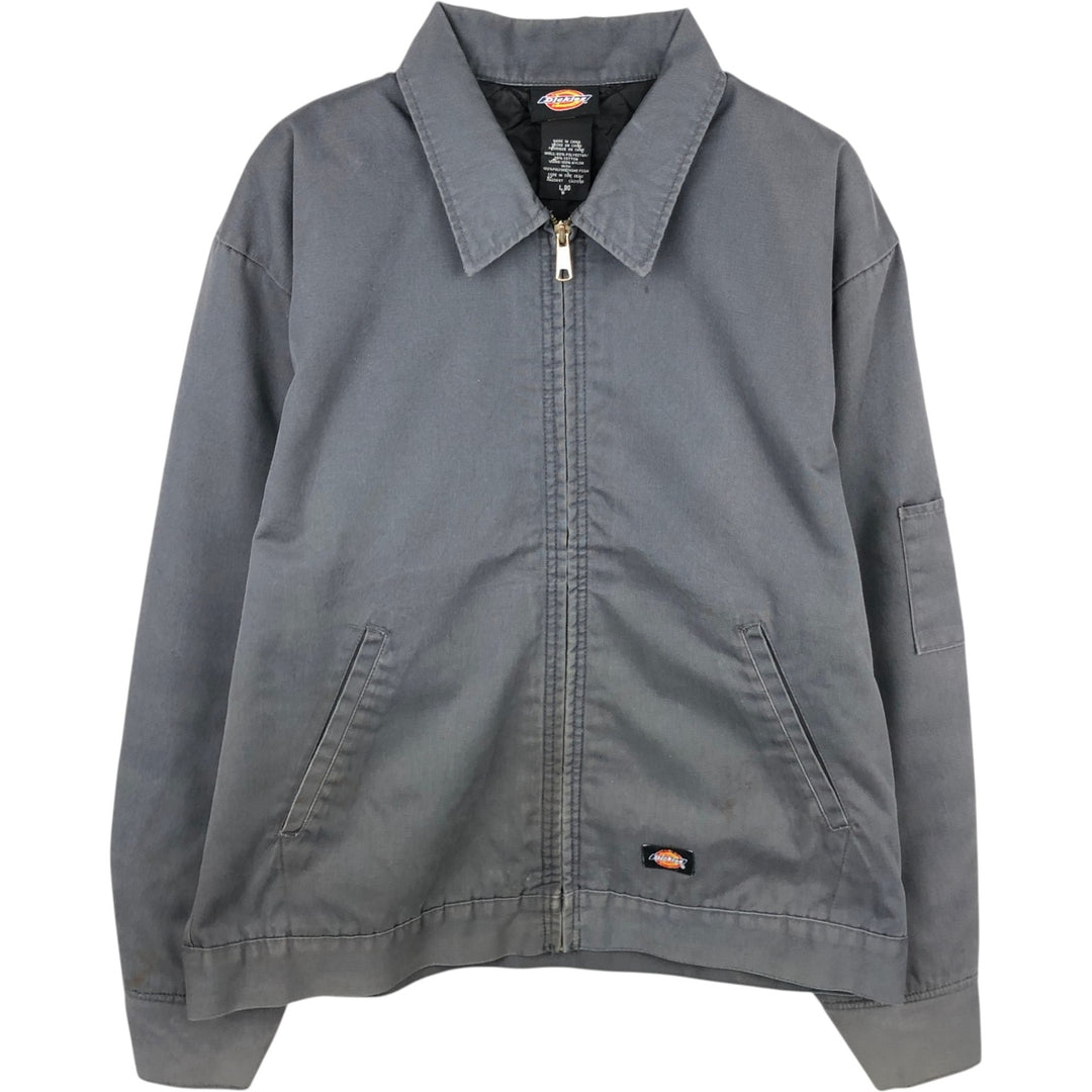 Dickies Eisenhower Jacket Work Jacket Men's Size L polyester Charcoal Vintage Second Hand