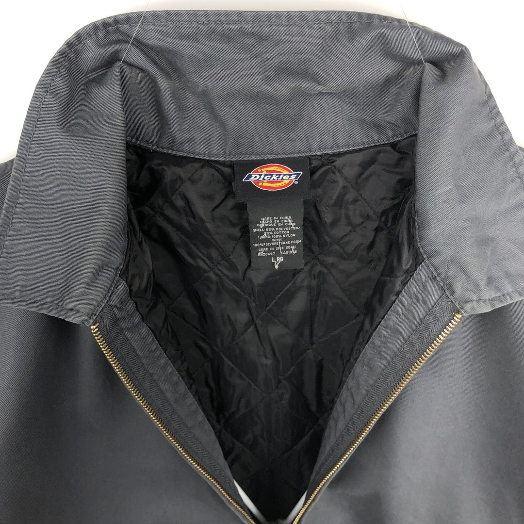 Dickies Eisenhower Jacket Work Jacket Men's Size L polyester Charcoal Vintage Second Hand