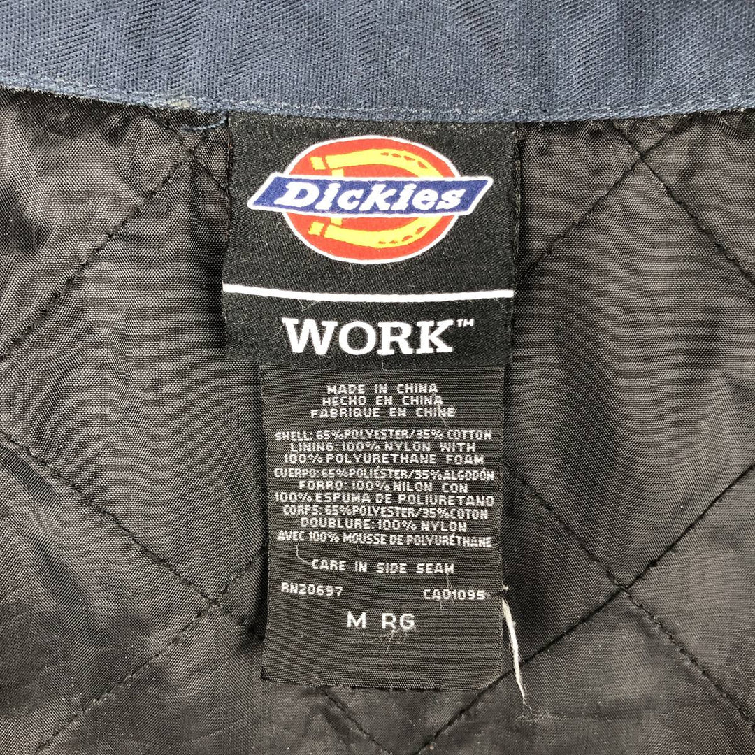Dickies Eisenhower Work Jacket, Men's Size Medium polyester navy blue type Vintage Second Hand