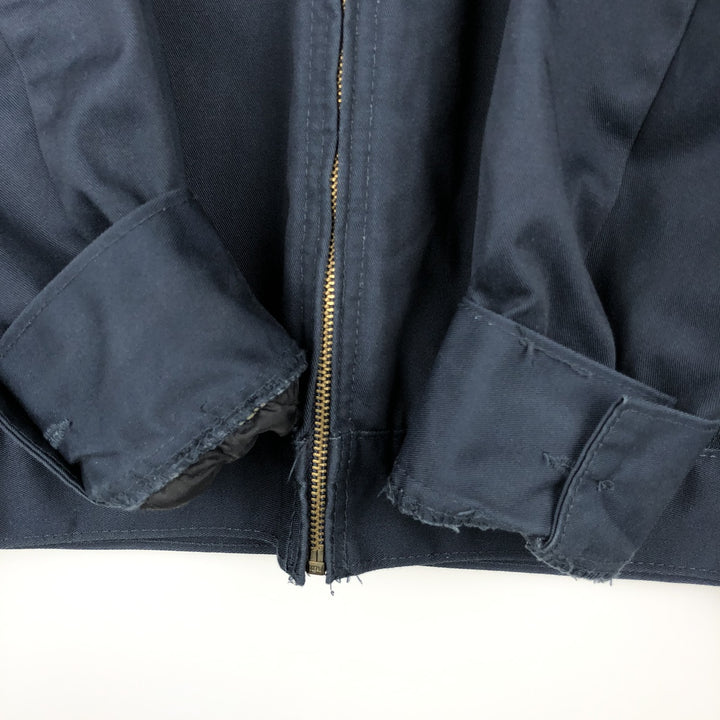 Dickies Eisenhower Work Jacket, Men's Size Medium polyester navy blue type Vintage Second Hand
