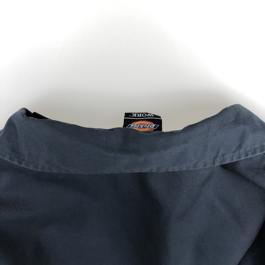 Dickies Eisenhower Work Jacket, Men's Size Medium polyester navy blue type Vintage Second Hand