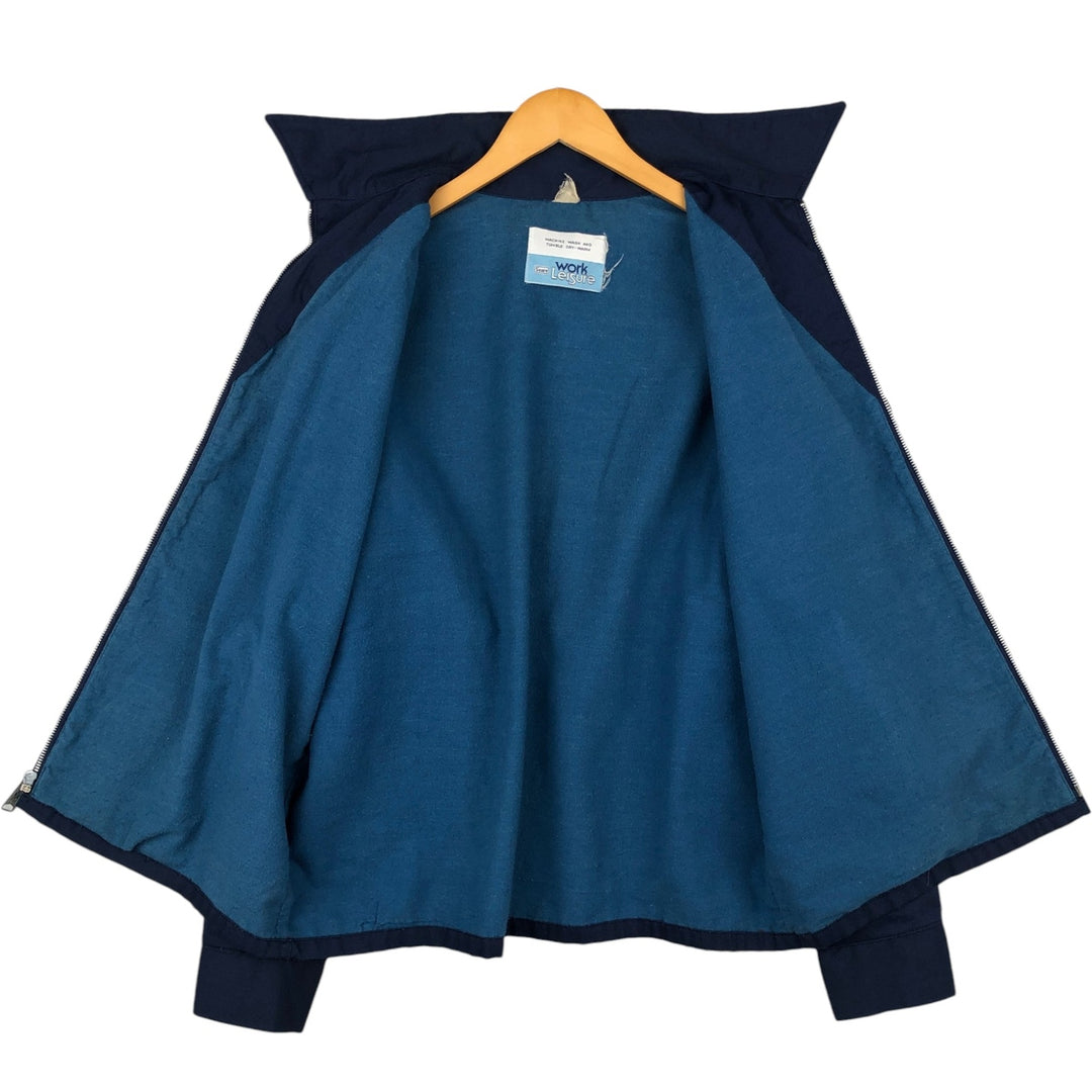 70s-80'S Sears WORK'N LEISURE Work Jacket, Men's XL equivalent, Vintage unclear navy blue type Vintage Second Hand