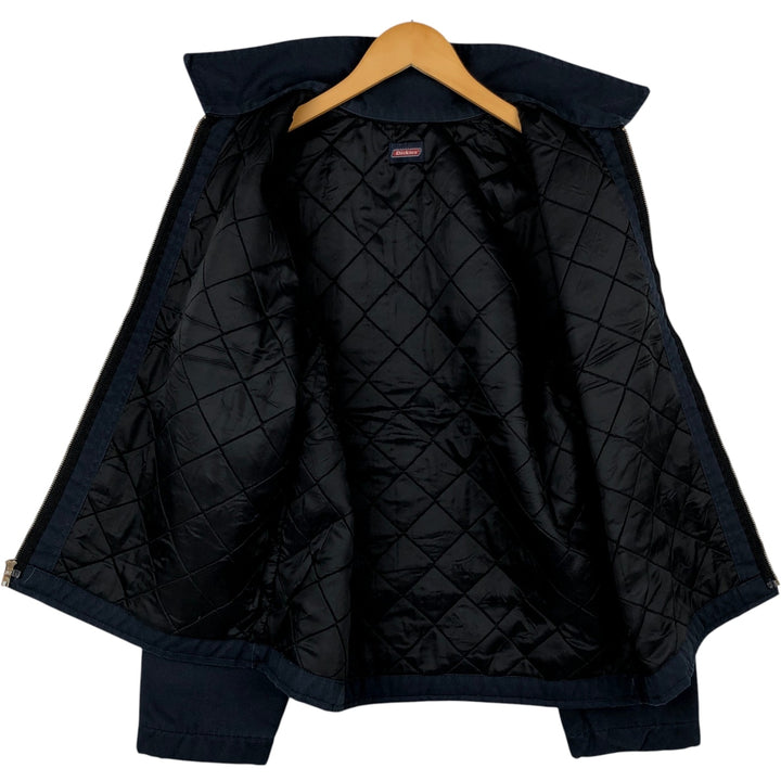Dickies padded work jacket, men's size XL unclear navy blue type Vintage Second Hand