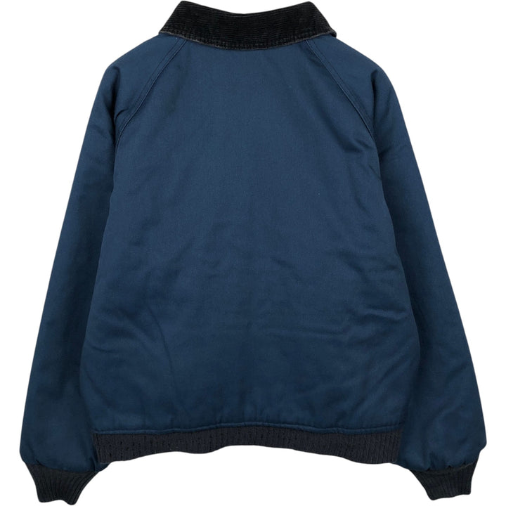 Dickies collared padded work jacket, made in the USA, men's size XL. unclear navy blue type Vintage Second Hand