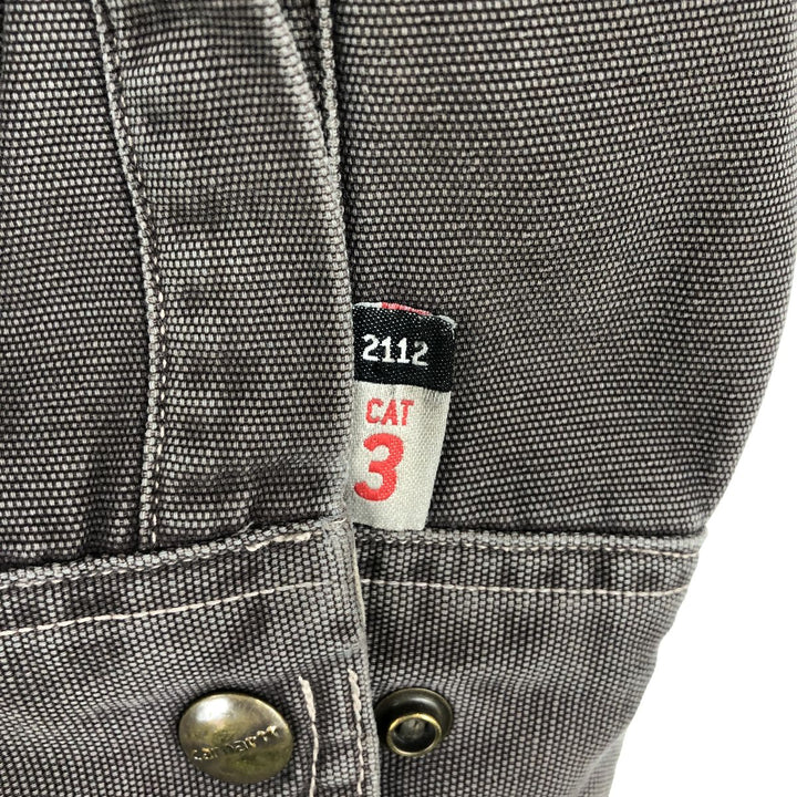 Carhartt FR Series Long-Sleeve Duck Work Shirt, Men's Size L (approx.) cotton brown type Vintage Second Hand