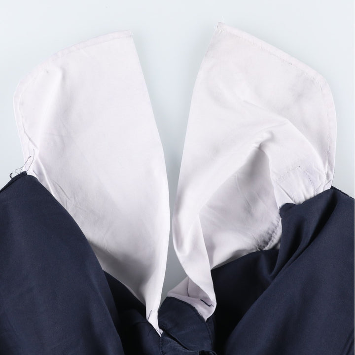 Ralph Lauren CHAPS One-Pleat Rayon Shorts, Men's Size W33 (approx.) Rayon navy blue type Vintage Second Hand