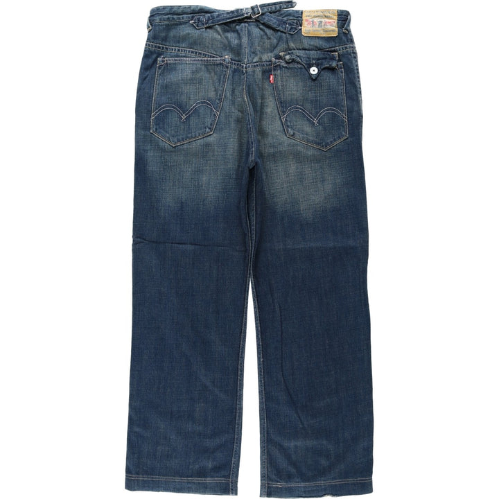 2000'S Levi's 20542-0738 Euro Model Straight Denim Pants, Men's W36 (approx.) cotton blue type Vintage Second Hand