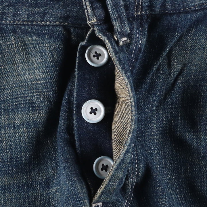 2000'S Levi's 20542-0738 Euro Model Straight Denim Pants, Men's W36 (approx.) cotton blue type Vintage Second Hand