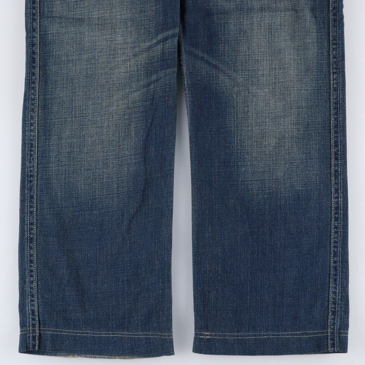 2000'S Levi's 20542-0738 Euro Model Straight Denim Pants, Men's W36 (approx.) cotton blue type Vintage Second Hand