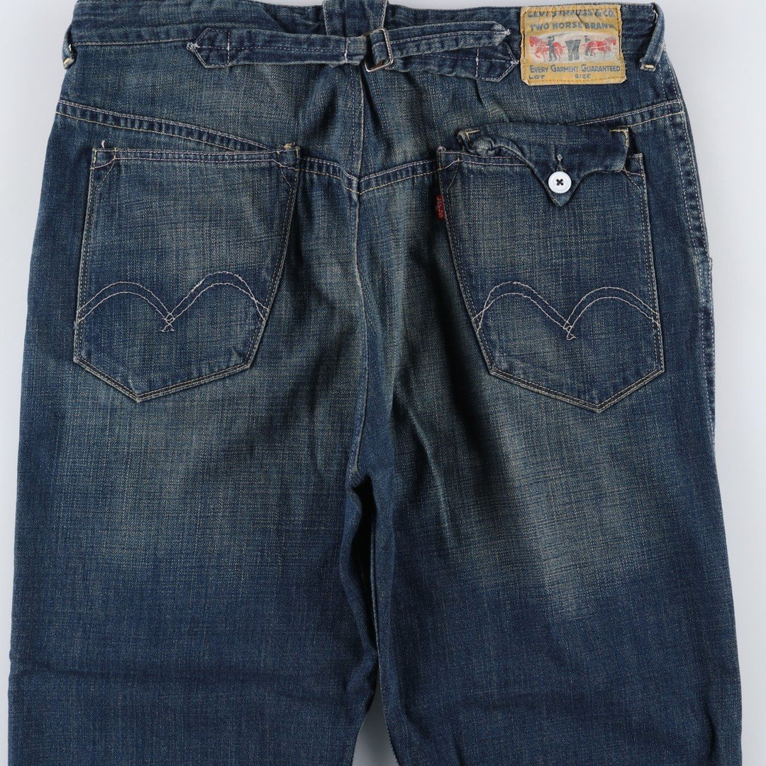 2000'S Levi's 20542-0738 Euro Model Straight Denim Pants, Men's W36 (approx.) cotton blue type Vintage Second Hand