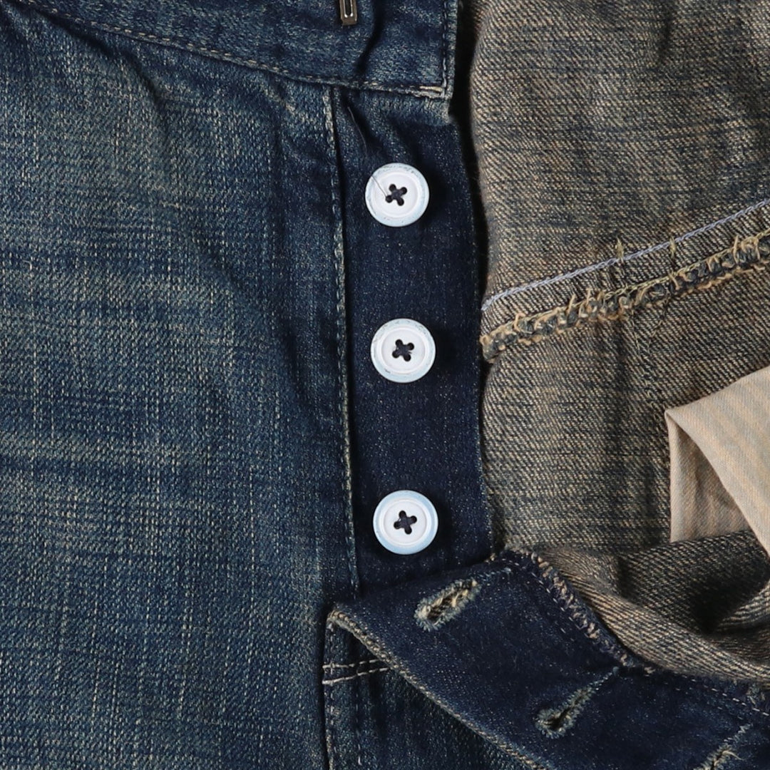 2000'S Levi's 20542-0738 Euro Model Straight Denim Pants, Men's W36 (approx.) cotton blue type Vintage Second Hand