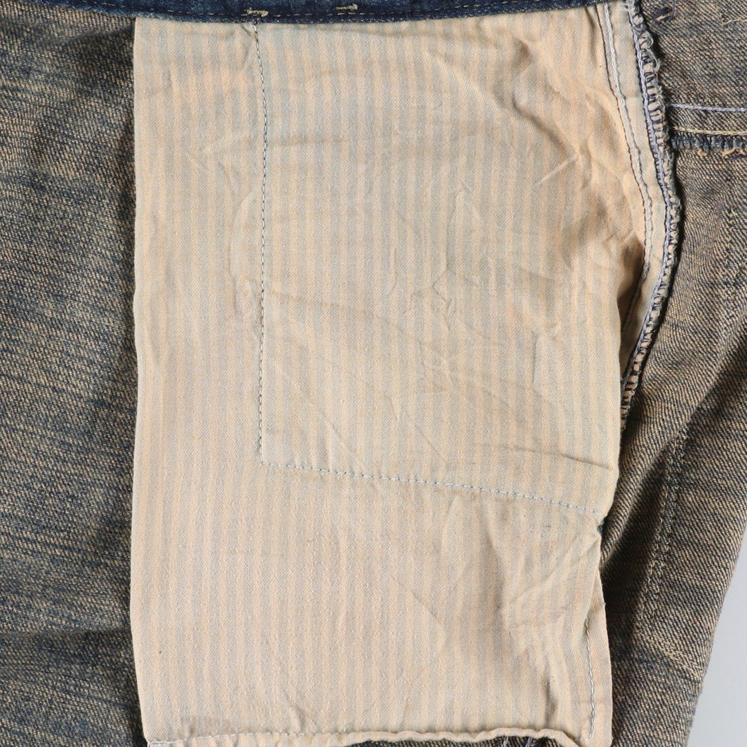 2000'S Levi's 20542-0738 Euro Model Straight Denim Pants, Men's W36 (approx.) cotton blue type Vintage Second Hand