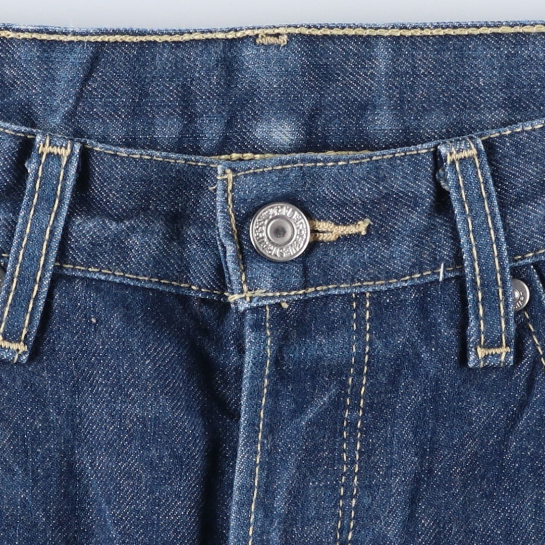 2000'S Levi's Engineered Jeans Euro Model, 3D Cut Straight Denim Pants, Men's W32 (approx.) cotton blue type Vintage Second Hand