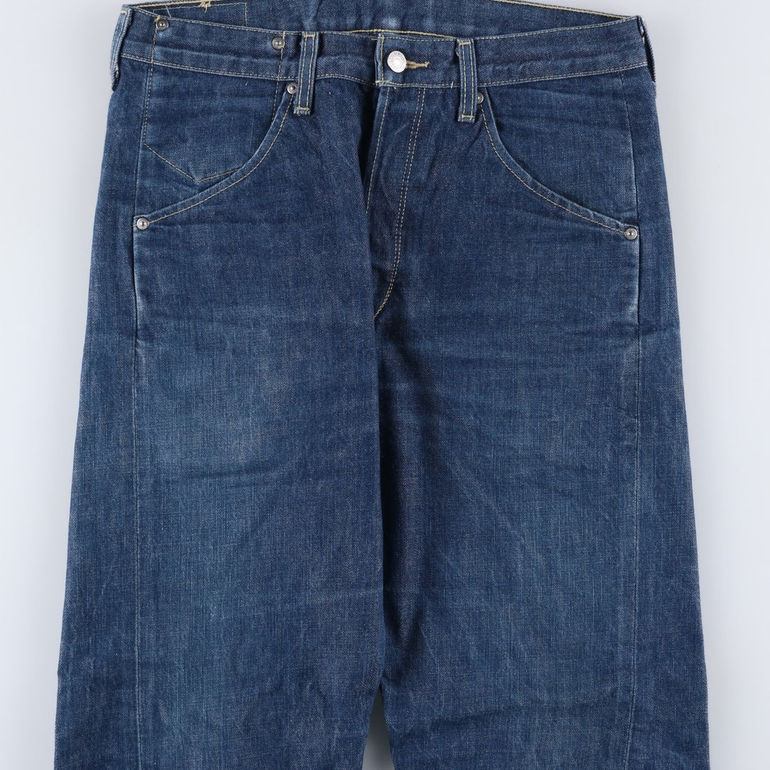 2000'S Levi's Engineered Jeans Euro Model, 3D Cut Straight Denim Pants, Men's W32 (approx.) cotton blue type Vintage Second Hand