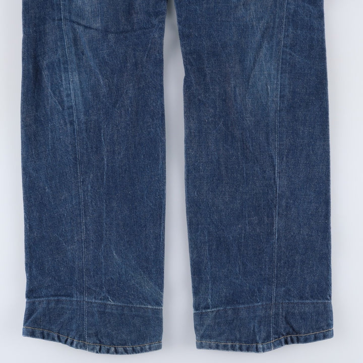 2000'S Levi's Engineered Jeans Euro Model, 3D Cut Straight Denim Pants, Men's W32 (approx.) cotton blue type Vintage Second Hand