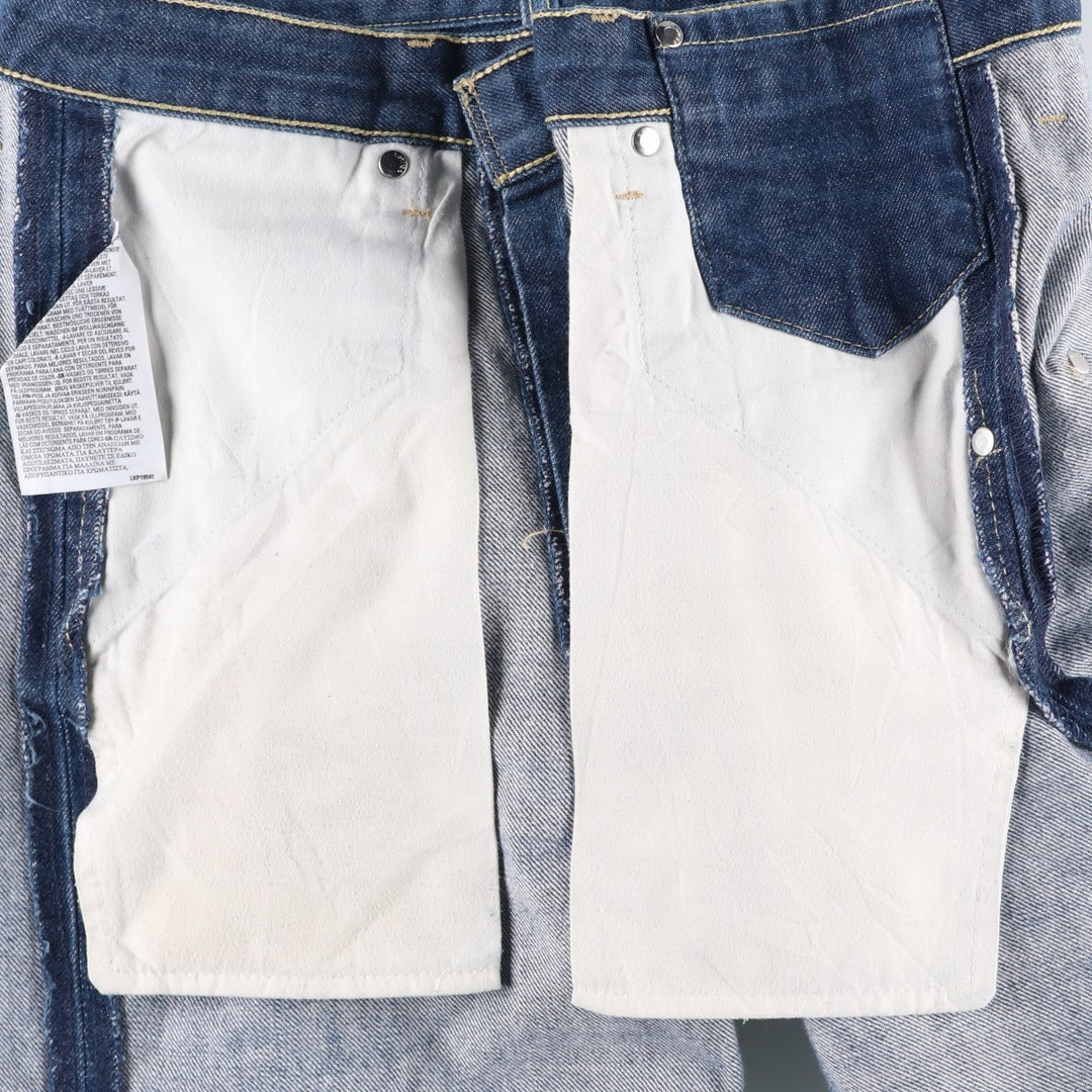 2000'S Levi's Engineered Jeans Euro Model, 3D Cut Straight Denim Pants, Men's W32 (approx.) cotton blue type Vintage Second Hand
