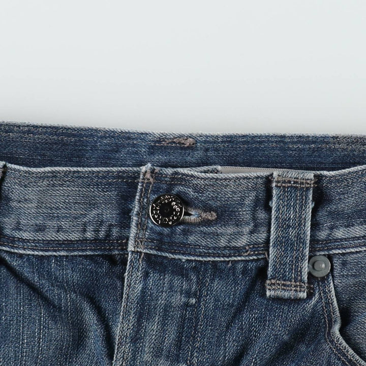 Levi's Engineered Jeans Euro Model, 3D Cut Straight Denim Pants, Men's W34 (approx.) cotton blue type Vintage Second Hand