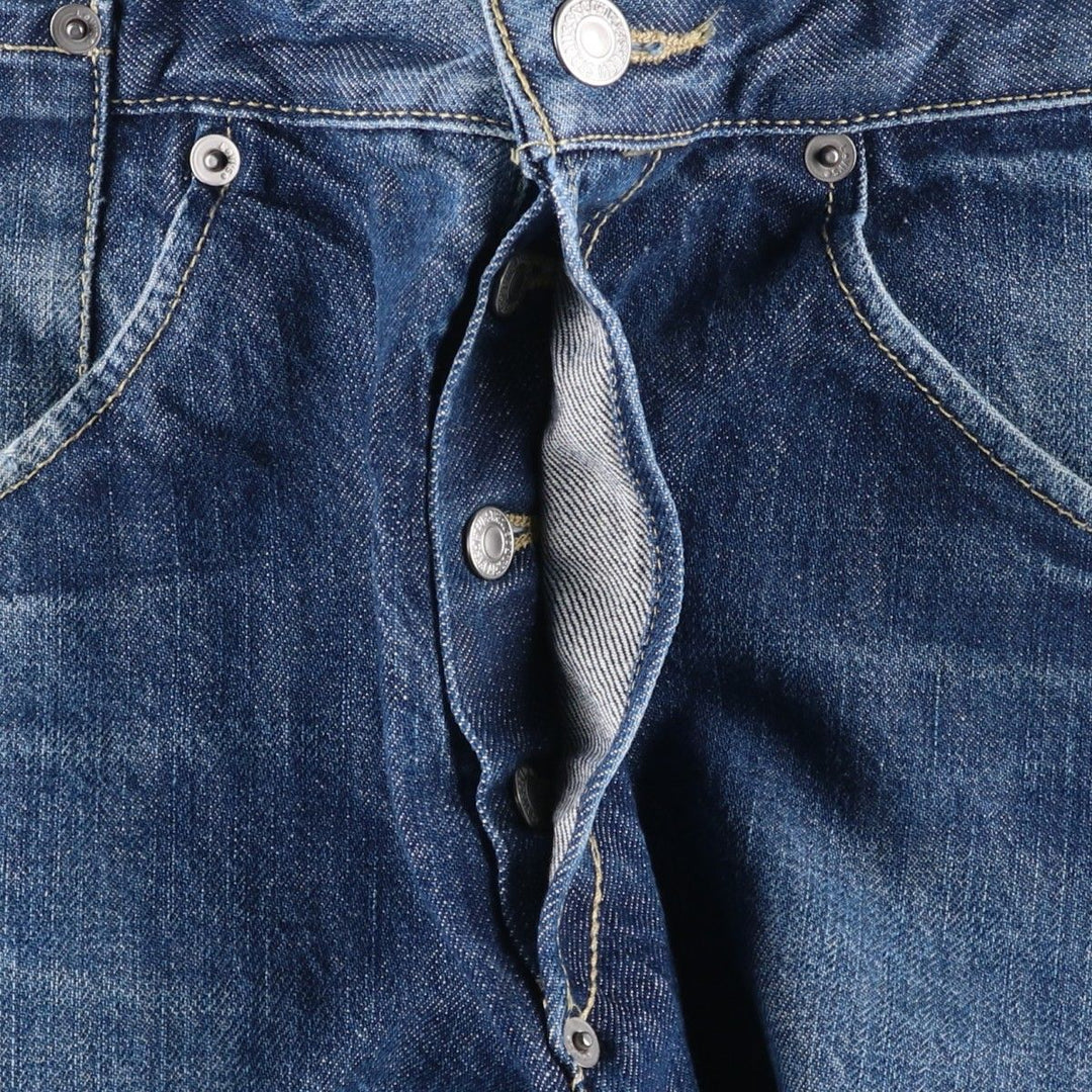 2000'S Levi's Engineered Jeans Euro Model, 3D Cut Straight Denim Pants, Men's W32 (approx.) cotton blue type Vintage Second Hand
