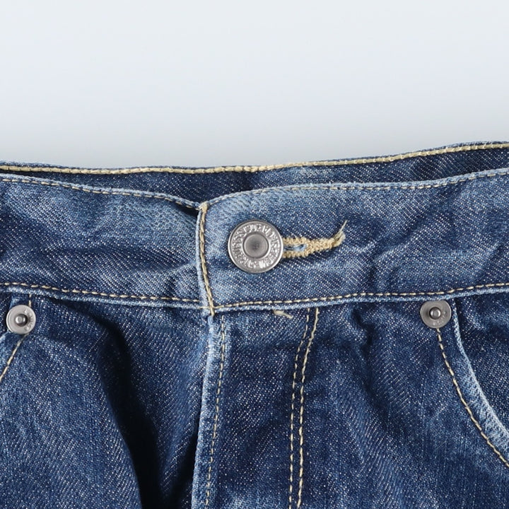 2000'S Levi's Engineered Jeans Euro Model, 3D Cut Straight Denim Pants, Men's W32 (approx.) cotton blue type Vintage Second Hand