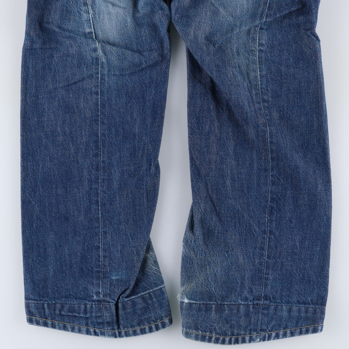 2000'S Levi's Engineered Jeans Euro Model, 3D Cut Straight Denim Pants, Men's W32 (approx.) cotton blue type Vintage Second Hand