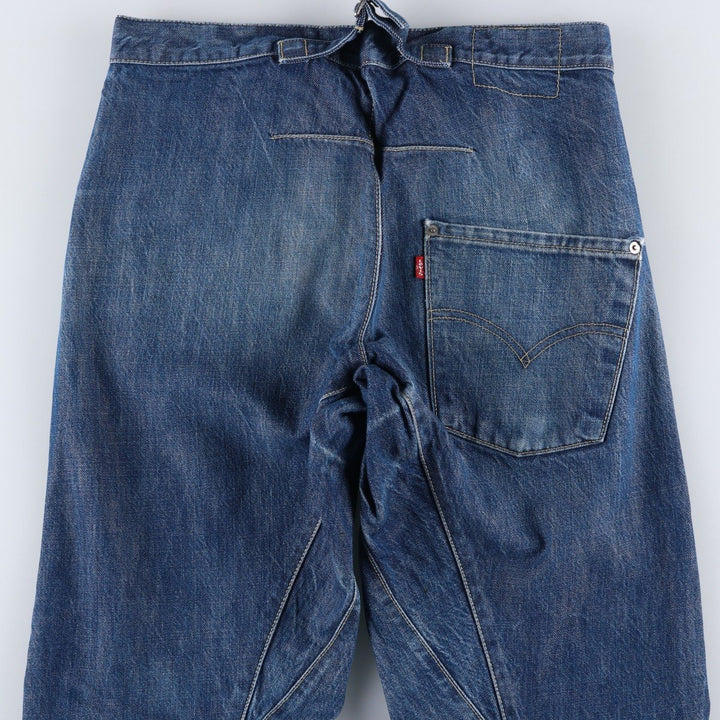 2000'S Levi's Engineered Jeans Euro Model, 3D Cut Straight Denim Pants, Men's W32 (approx.) cotton blue type Vintage Second Hand