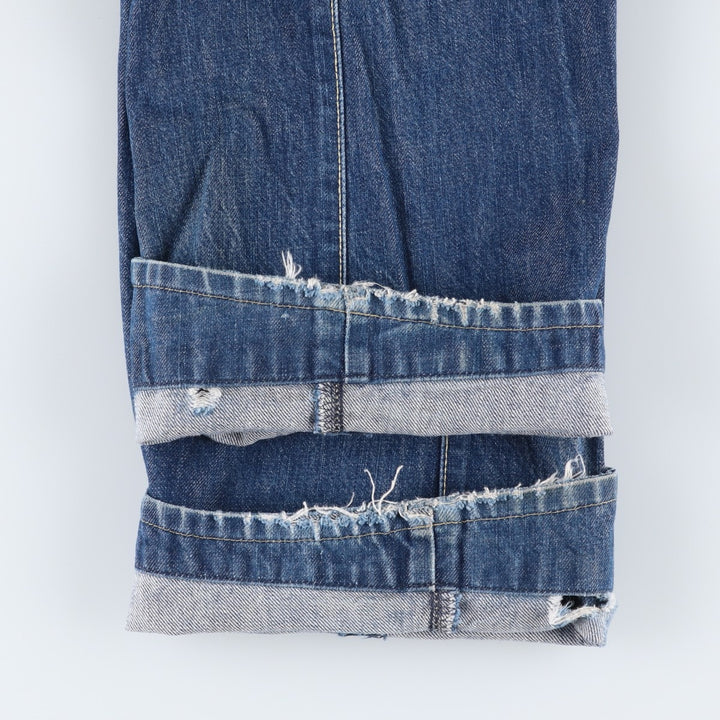 2000'S Levi's Engineered Jeans Euro Model, 3D Cut Straight Denim Pants, Men's W32 (approx.) cotton blue type Vintage Second Hand