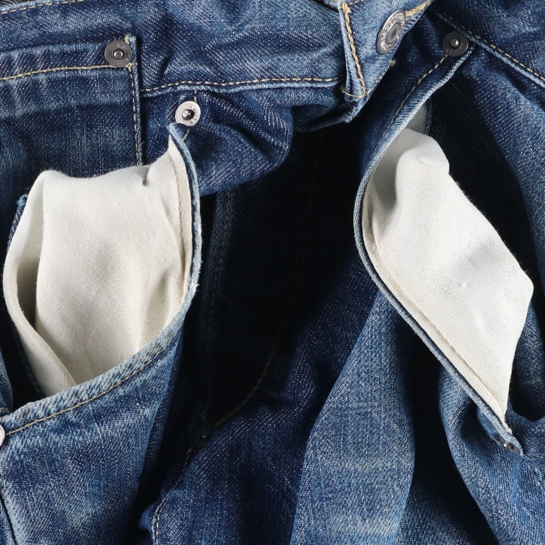 2000'S Levi's Engineered Jeans Euro Model, 3D Cut Straight Denim Pants, Men's W32 (approx.) cotton blue type Vintage Second Hand