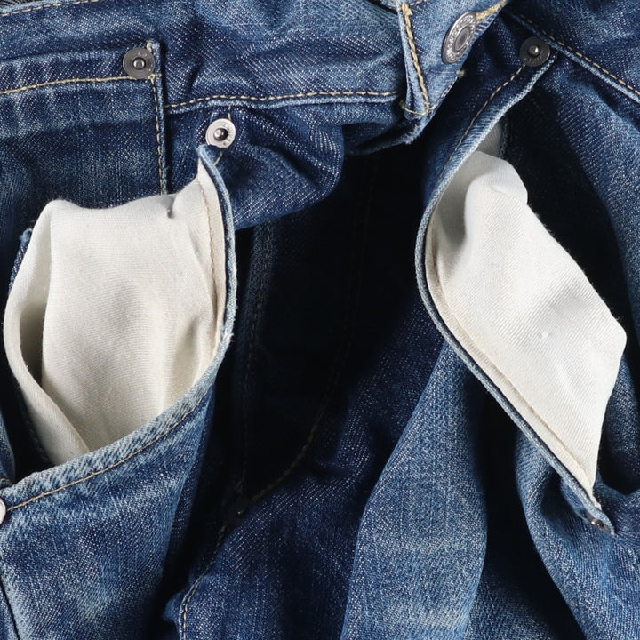 2000'S Levi's Engineered Jeans Euro Model, 3D Cut Straight Denim Pants, Men's W32 (approx.) cotton blue type Vintage Second Hand