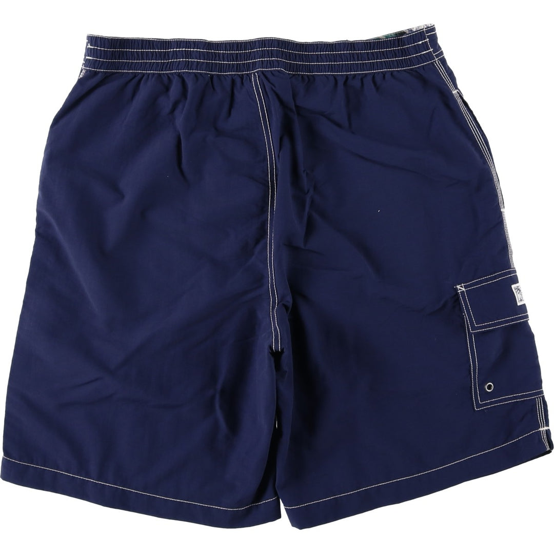 Ralph Lauren POLO by Ralph Lauren swim shorts, short pants, men's M size Nylon navy blue type Vintage Second Hand