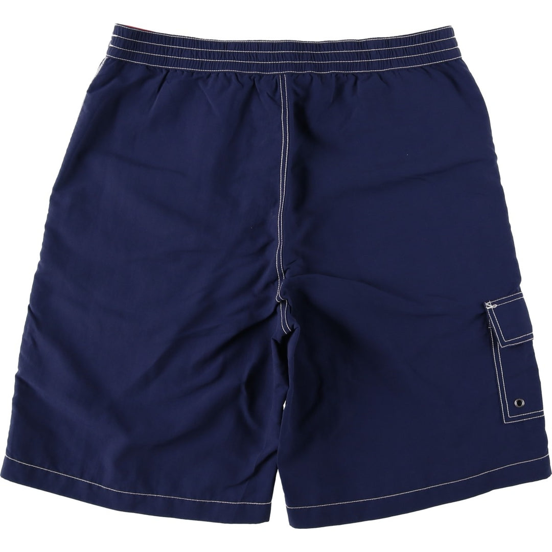 Ralph Lauren POLO by Ralph Lauren swim shorts, short pants, men's M size Nylon navy blue type Vintage Second Hand