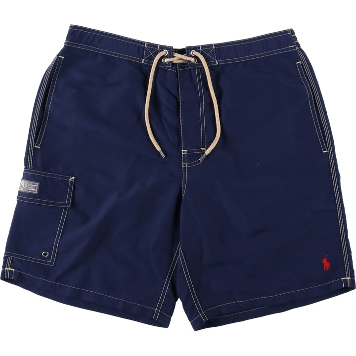 Ralph Lauren POLO RALPH LAUREN Swim Shorts, Men's Size L (approx.) Nylon navy blue type Vintage Second Hand